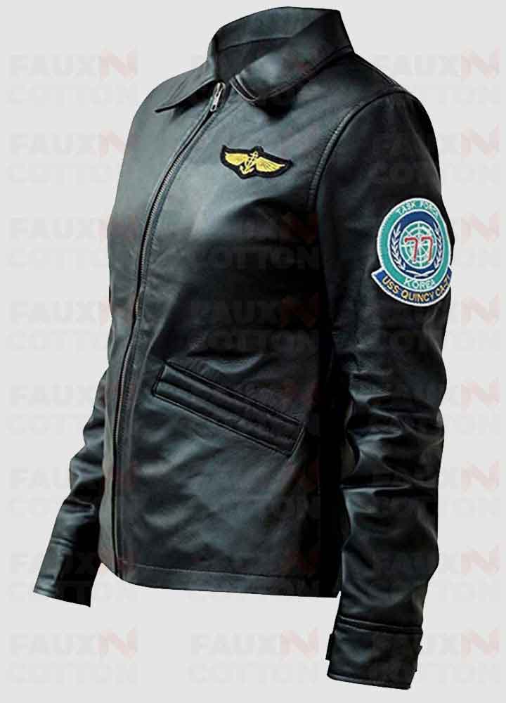 Top Gun Kelly McGillis Leather Jacket